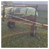 Pull Behind Spray Tank, Approx 250 Gallons w/Spray Booms