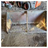 Snowbucket for Skid Loader w/Quicktach, 7ft