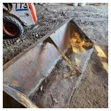 Snowbucket for Skid Loader w/Quicktach, 7ft