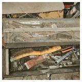 Misc Lot w as new Cylindar, Craftsman Wrenches, Bottle Jacks, Tool Boxes, and more as photo