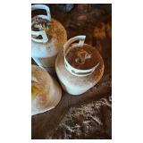 3-30lb Propane Tanks(2 Empty-1 Full)