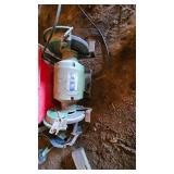 Bench Grinder, Roll of Rope and Misc