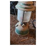 Coleman Lantern w/enamel Ware Coffee Pot