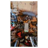 Huge Lot Misc Tools, Tie Downs, Power Tools,  Battery Charger