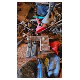 Huge Lot Misc Tools, Tie Downs, Power Tools,  Battery Charger