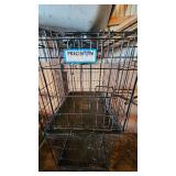 24" Portable Pet Chages(3), great condition and 1 smaller Travel Kennel