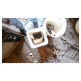 Fuel Barrel, Large Vise, Large Chain and Misc