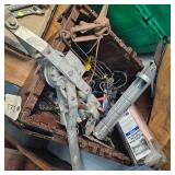 Lot of Misc Tools-Hacksaws-Come a Longs-Gun Case-Etc