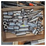 Lot of 1/2" Sockets and Extensions. Craftsman and Various Brands
