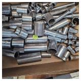 Lot of 1/2" Sockets and Extensions. Craftsman and Various Brands