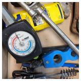 Lotof Wire Brushes, Chalk Line Markers and Poweder, Brushes, Misc