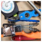 Lotof Wire Brushes, Chalk Line Markers and Poweder, Brushes, Misc