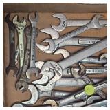 Lot of of Standard wrenches, with various brands