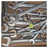 Lot of of Standard wrenches, with various brands