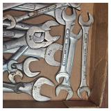 Lot of of Standard wrenches, with various brands