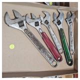 Diamon Proto Crescent Wrenches, Lot of 4