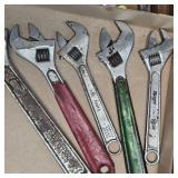 Diamon Proto Crescent Wrenches, Lot of 4