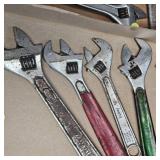 Diamon Proto Crescent Wrenches, Lot of 4