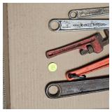 Lot of 5 Diamond, Truecreaft Adjustable Jaw Crescent Wrenches