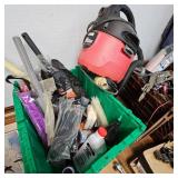 Misc Lot of Can Oil, Diesel, Shop Vac, Gear Oil