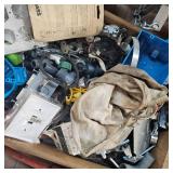 Big Lot of Screws, Connectors, Sheet Metal Screws, Lag Bolts, Electrical Connectors, 2 Machetes