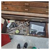 2-Piece Kennedy Machinists tool box with Misc Tools and Guages