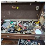 2-Piece Kennedy Machinists tool box with Misc Tools and Guages
