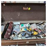 2-Piece Kennedy Machinists tool box with Misc Tools and Guages