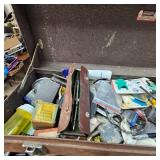 2-Piece Kennedy Machinists tool box with Misc Tools and Guages