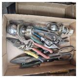 Lot of 7-8 Tin Snips and Shears