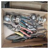Lot of 7-8 Tin Snips and Shears