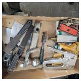 Lot of Staplers, Cuttoff Wheels, Putty Knives, Staples and Misc