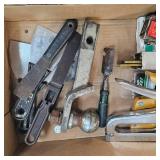 Lot of Staplers, Cuttoff Wheels, Putty Knives, Staples and Misc