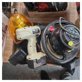 Lot including Plow Lights, Buffer, Timing Lights, Drill