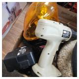 Lot including Plow Lights, Buffer, Timing Lights, Drill