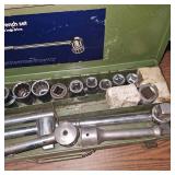 Lot of Traps and 3/4" Drive Socket Set, Extentions, Torch Gauges, Horse Shoes