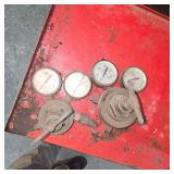 Lot of Traps and 3/4" Drive Socket Set, Extentions, Torch Gauges, Horse Shoes