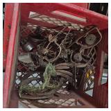 Lot of Traps and 3/4" Drive Socket Set, Extentions, Torch Gauges, Horse Shoes