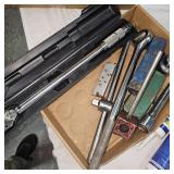 3/4 " Ratchet and Extension, Torque Wrench and Box with Electric Chainsaw