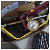 3/4 " Ratchet and Extension, Torque Wrench and Box with Electric Chainsaw