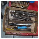 Lot of Steel Chisels and Allen Wrenches
