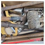 Box of Hammers, Hitch Pins, Grease Gun