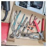 4" Grinder Drills,  Lots of Pliers, Sidecutters