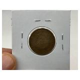 1865 Fancy 5 Two Cent Piece