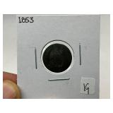 1853 Silver Seated Dime