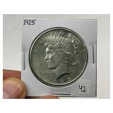 1925 Silver Peace Dollar