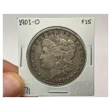 1901-O Morgan Silver Dollar