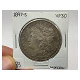 1897-S Morgan Silver Dollar