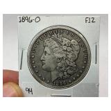 1896-O Morgan Silver Dollar