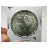 1922 Silver Peace Dollar